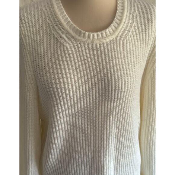 Ophelia Roe 3X White Sweater NEW NWT Peplum - Picture 8 of 10